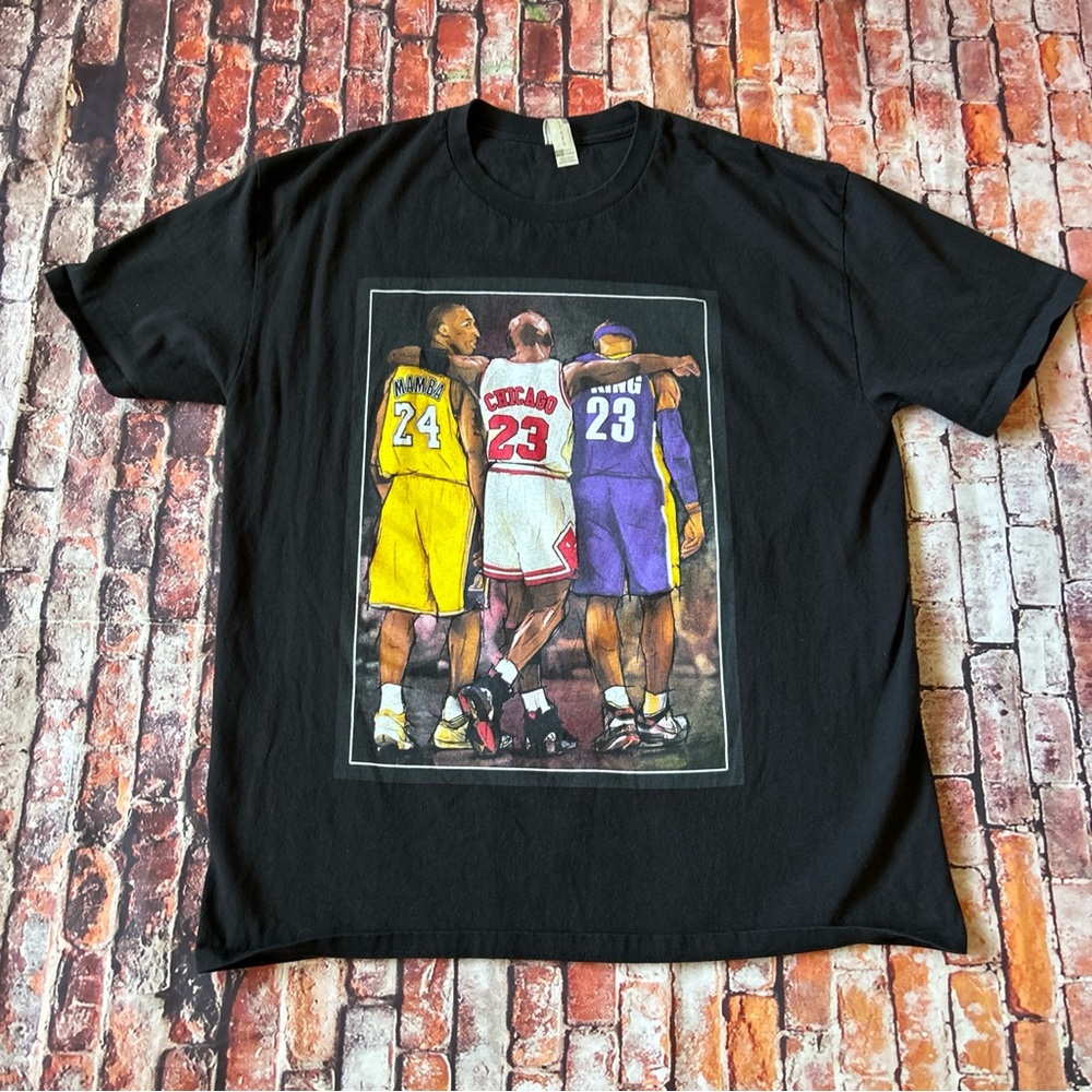 NBA Graphic “GOATS” Short Sleeve Tee - Tribute Basketball Design
